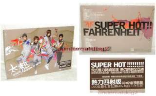 Fahrenheit Super Hot 2010 Taiwan Ltd CD+DVD KING SIZE  