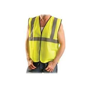   Vest, M, Silver Reflective Tape, YellowVEST,SAFETY,M: Home Improvement