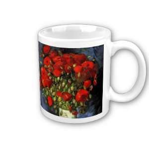   Vase with Red Poppies by Vincent Van Gogh Coffee Cup 
