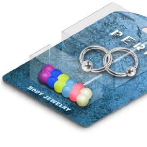  Captive Beads Bonus Package with 12 Interchangable Glow in 