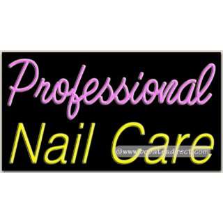 Professional Nail Care Neon Sign (20H x: Grocery & Gourmet Food