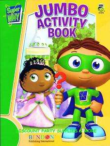 Super WHY Jumbo Coloring & Activity Book  