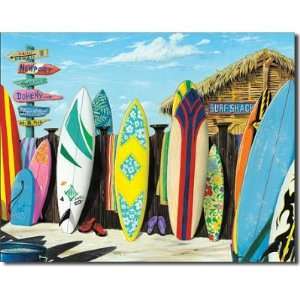  Scott Westmoreland Surf Shack Retro Vintage Tin Sign: Home 