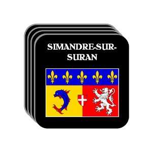  Rhone Alpes   SIMANDRE SUR SURAN Set of 4 Mini Mousepad 