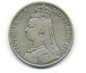 1890 Victoria D.G. Britt Reg FD Silver Coin   60081  