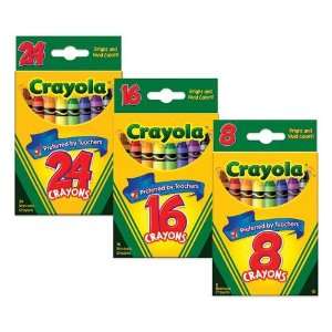  Crayola LLC   Crayon Set, 3 5/8, Permanent/Waterproof, 8 