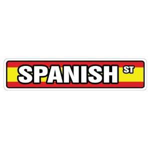 SPANISH FLAG Street Sign spain españa pride flags gift 