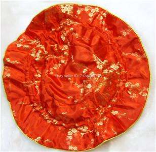 Satin Silk Brocade Chinese Oriental Jewelry Fine Travel Pouch Purse 