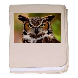  Baby Blanket Petal Pink Great Horned Owl: Everything Else