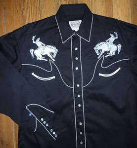 Bronc embroidered Rockmount western shirt kids size xs  