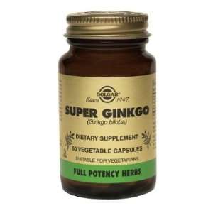  (Full Potency) Super Ginkgo 100 Vegetable Capsules Health 