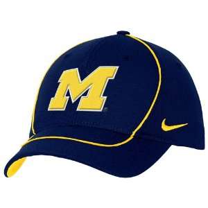  Nike Michigan Wolverines Navy Coaches Dri Fit Hat Sports 