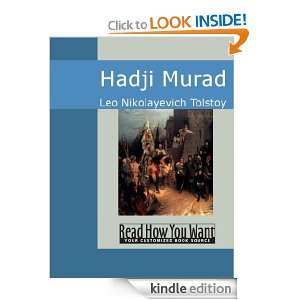 Start reading Hadji Murad on your Kindle in under a minute . Dont 