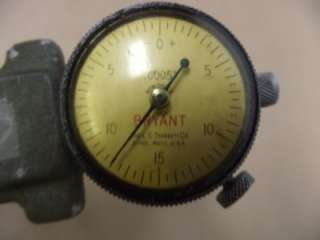 BRYANT GROOVE GAGE INDICATOR .0005 STARRETT  