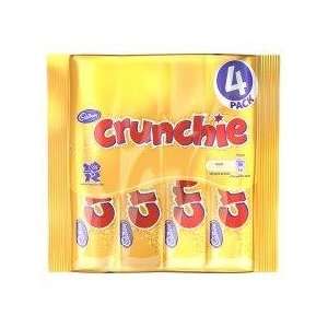 Cadbury Crunchie Bars 4 Pack 160g   Pack of 6  Grocery 
