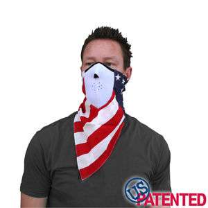 USA Flag Neodanna Bandanna Neoprene Face Mask Combo 642608033785 