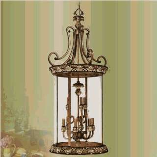   Design 8468 57 Savannah Foyer Light  Venetian Patina