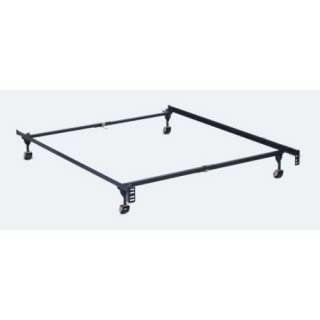 Clamp Style Twin/Full Adjustable Bed Frame With 4 Legs  