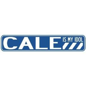   CALE IS MY IDOL STREET SIGN