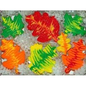 Fall Colors Decorated Sugar Cookie Gift Tin:  Grocery 