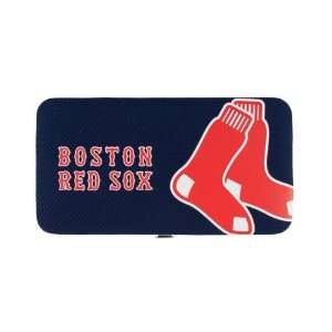  Boston Red Sox Mesh Clamshell Ladies Wallet: Sports 