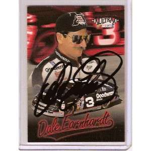   Earnhardt Sr Autographed 1997 Fleer Racing Card