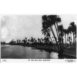  Blue Nile,Khartoum,Sudan,1913,Khartoum State,shoreline 