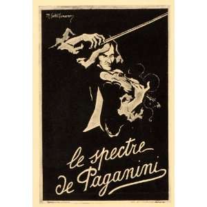  1933 Paganini Marguerite Callet Carcano Poster Print 