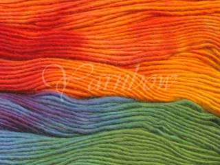 Lornas Laces Bullfrogs & Butterflies #601 yarn Rainbow  