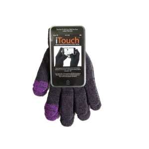   Glove for Women   No embroidery Grape Purple Fingertips Electronics