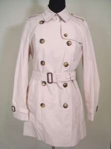 BURBERRY Trech Coat HARBOURNE Belted Ice Pink Jacket  