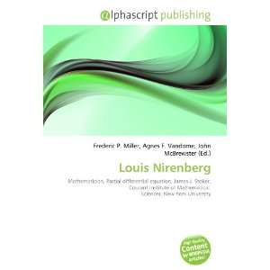  Louis Nirenberg (9786134171946): Books