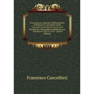   Christi, al ch. (Italian Edition) Francesco Cancellieri Books