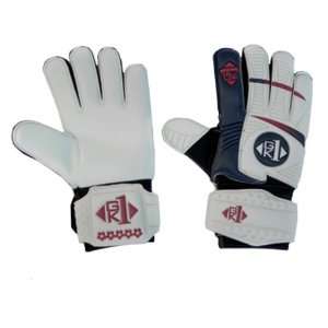 GK1 All American Soccer Goalie Gloves WHITE/BLACK/RED 8:  