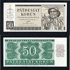 czechoslovakia 50 korun 1950 note unc extremely rare buy it