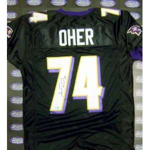  Autographed Michael Oher Jersey   Black   Autographed NFL 
