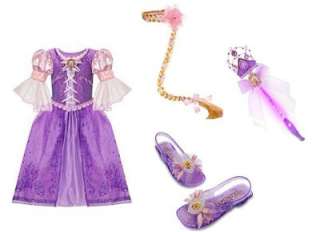 Disney Store Tangled Rapunzel Costume Dress or Shoes or Wig or Wand or 