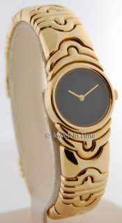 Bvlgari Ladies Parentesi 18K Gold Quartz Bulgari  