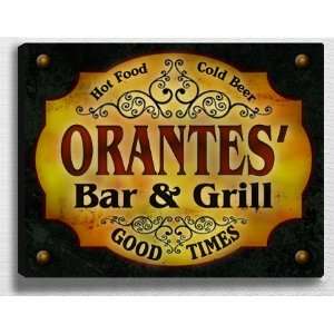  Orantess Bar & Grill 14 x 11 Collectible Stretched 