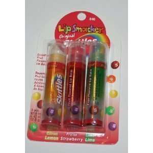  Lip Smackers Trio Strawberry, Lemon, and Lime (Pack of 2 