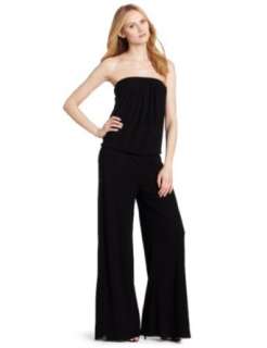  Sweet Pea Womens Mesh Strapless Jumpsuit: Clothing