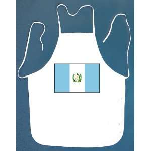  Guatemala Flag BBQ Barbeque Apron with 2 Pockets: Patio 