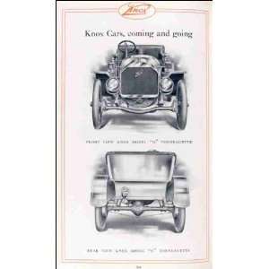  Reprint Knox cars, coming and going; Front view Knox Model 