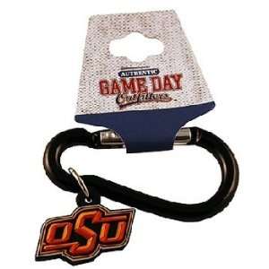   NCAA Oklahoma State Cowboys PVC Carabiner Keychain: Sports & Outdoors