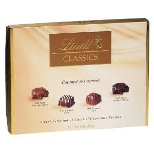 Lindt Classics Caramel Assortment:  Grocery & Gourmet Food