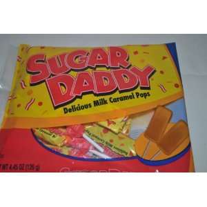 Sugar Daddy Delicious Milk Caramel Pops Lollipops 3 Pack:  