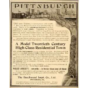  1905 Ad Lots Pittsburgh Buyers Beechwood Property 