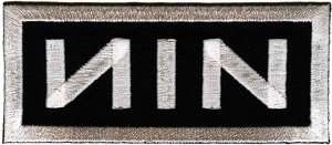  Nine Inch Nails NIN Logo New Iron On Patch p2973: Clothing