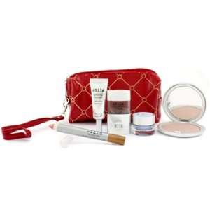 Exclusive By Stila MakeUp Set with Red Bag: Face Powder + Concealer 