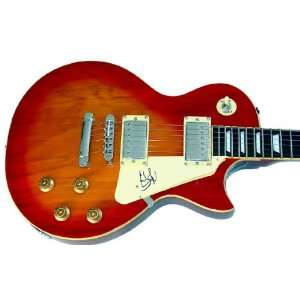  Steven Tyler Autographed Signed Les Paul Style Guitar 